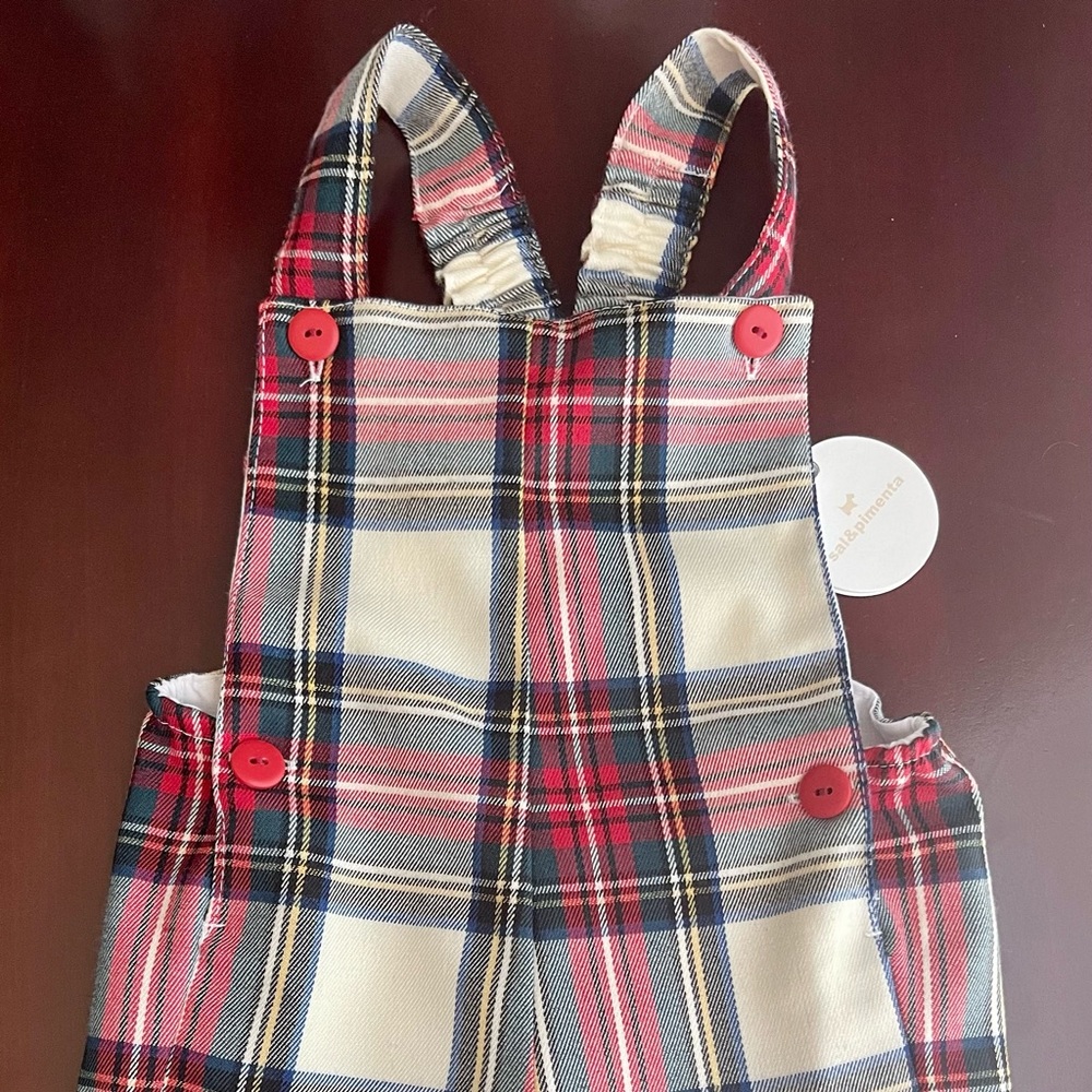 Sal & Pimenta Tartan Overall 12M
